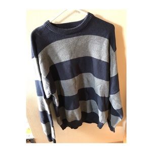 Men’s Lg croft and barrow striped sweatshirt